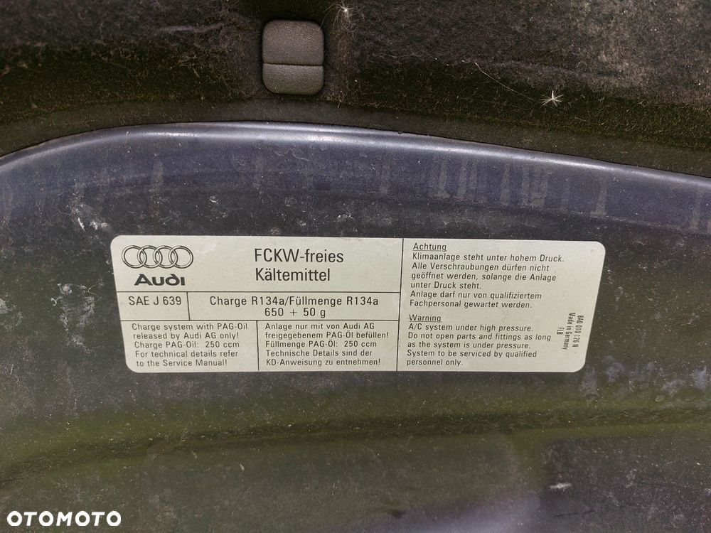 Maska POKRYWA KLAPA Audi A6 C5 97-04 LY5X CZARNA - 10