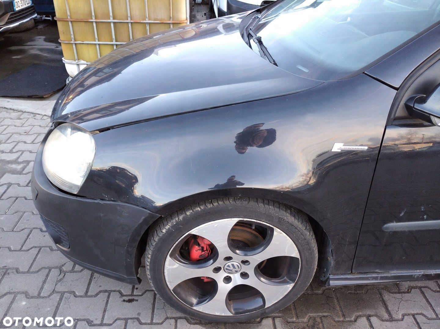 VW GOLF 5 V 1K1 PRZÓD ZDERZAK BŁOTNIK MASKA LC9Z LAMPA PAS CHŁODNICE - 4