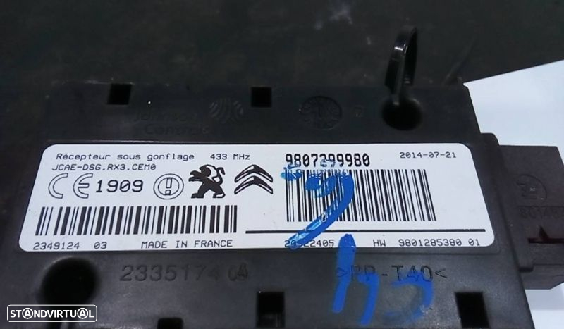 Módulo Pressão Pneus Tpms Citroën C4 Ii (B7) - 2