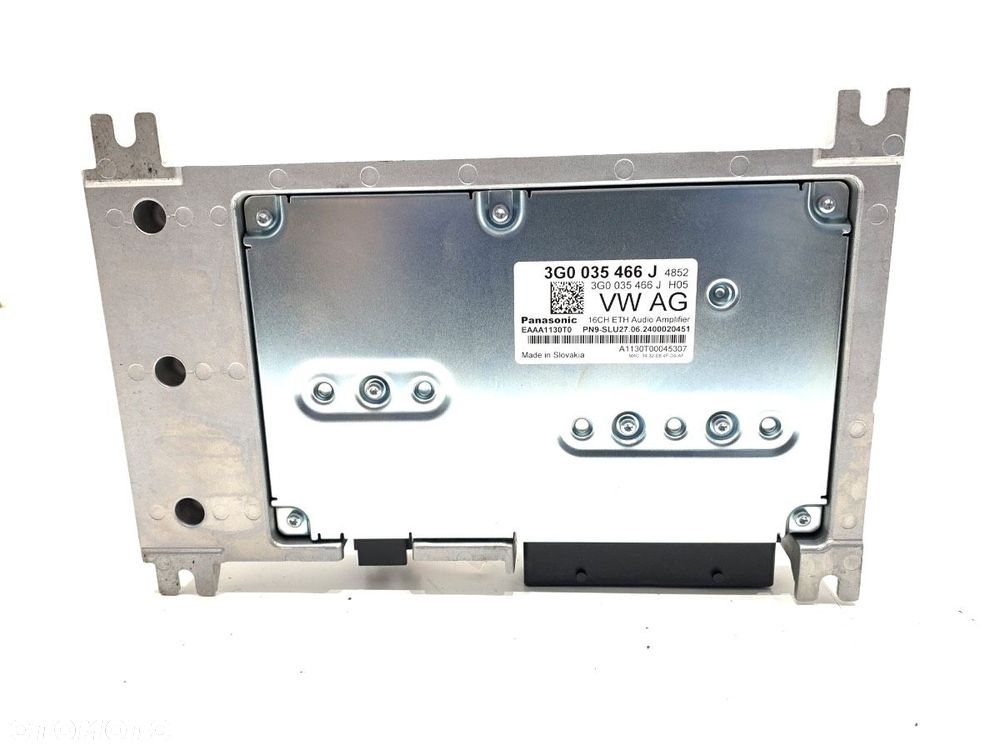 WZMACNIACZ  SKODA SUPERB IV 2023 - 2.0 TSI 195 kW [265 KM] benzyna 2023 - 3G0035466J - 3