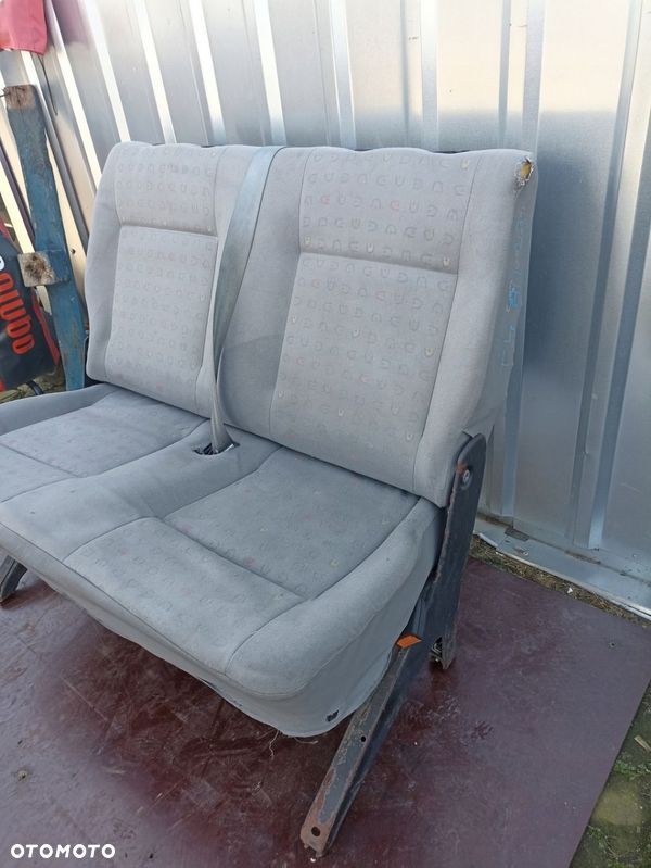 FOTEL PODWÓJNY VOLKSWAGEN TRANSPORTER T4 TYLNY RZĄD - 9