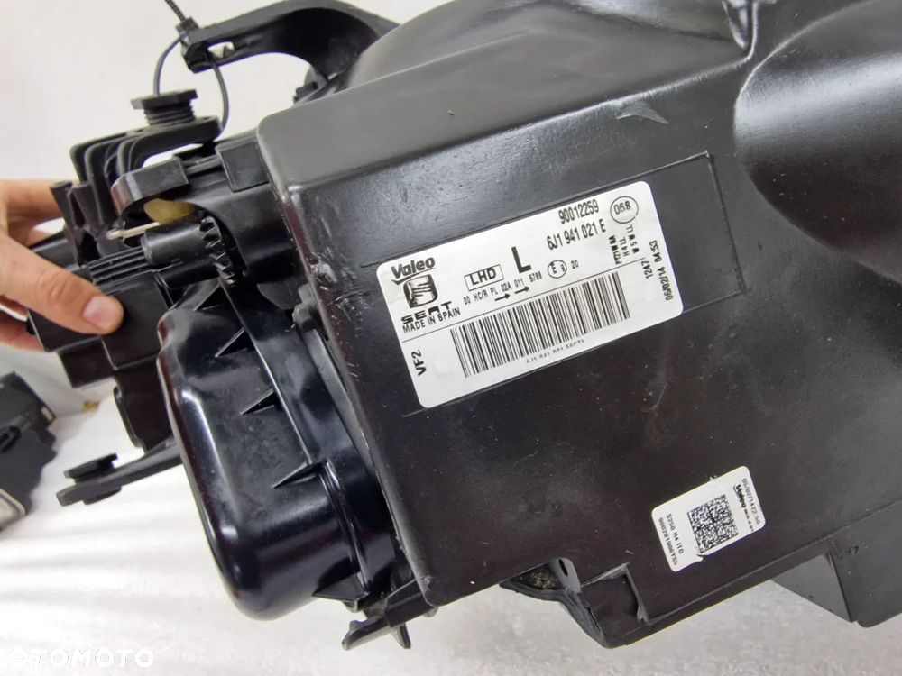 SEAT IBIZA IV LIFT 12- 6J1 LEWA LAMPA PRZEDNIA PRZÓD , NR  6J1941021E , NR AUKCJI LL57 - 21