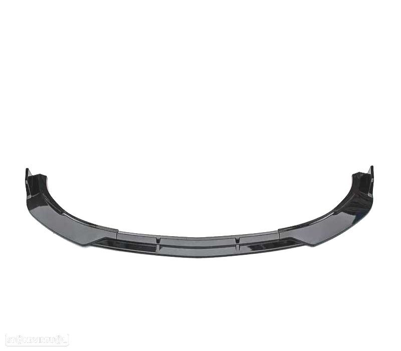 SPOILER LIP FRONTAL MERCEDES CLA W117 AMG 14-18 LOOK BRABUS PRETO BRILHANTE - 5