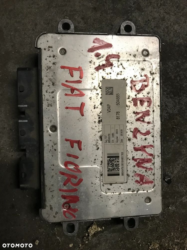 FIAT STEROWNIK KOMPUTER SILNIKA 9665454780