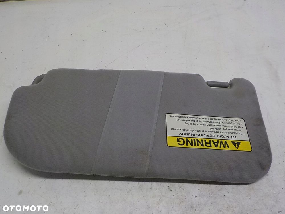 KIA SPORTAGE II OSŁONA PRZECIWSŁONECZNA PRAWA PASAŻERA DASZEK SŁONECZNIK - 2