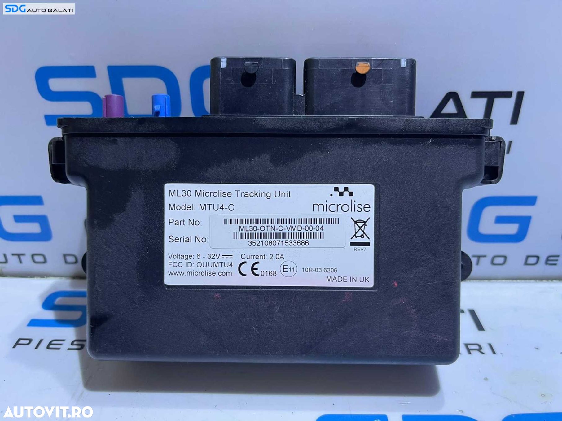 Aparat Modul Calculator ECU Tracker Localizator GPS Auto Universal Model MTU4-C ML30 Microlise Tracking - 1