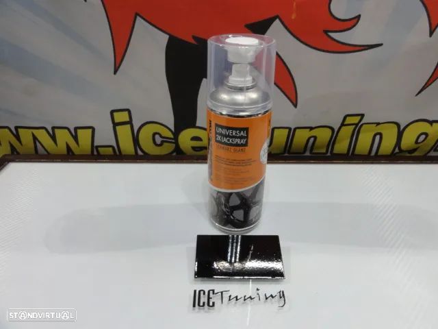 Tinta em spray de alta temperatura Foliatec para bombas / pinças de travão, kit 2 componentes em vermelho brilhante, azul brilhante, branco brilhante, preto brilhante, amarelo brilhante, cinza prata brilhante, gun metal brilhante, verde brilhante preto mate - 5