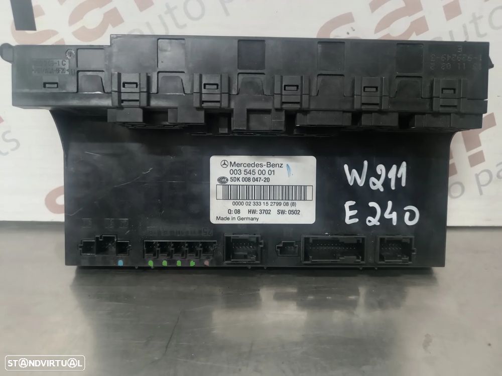 CAIXA DE FUSIVEIS / SAM MERCEDES W211 E220CDI REF. 0035450001 - 2