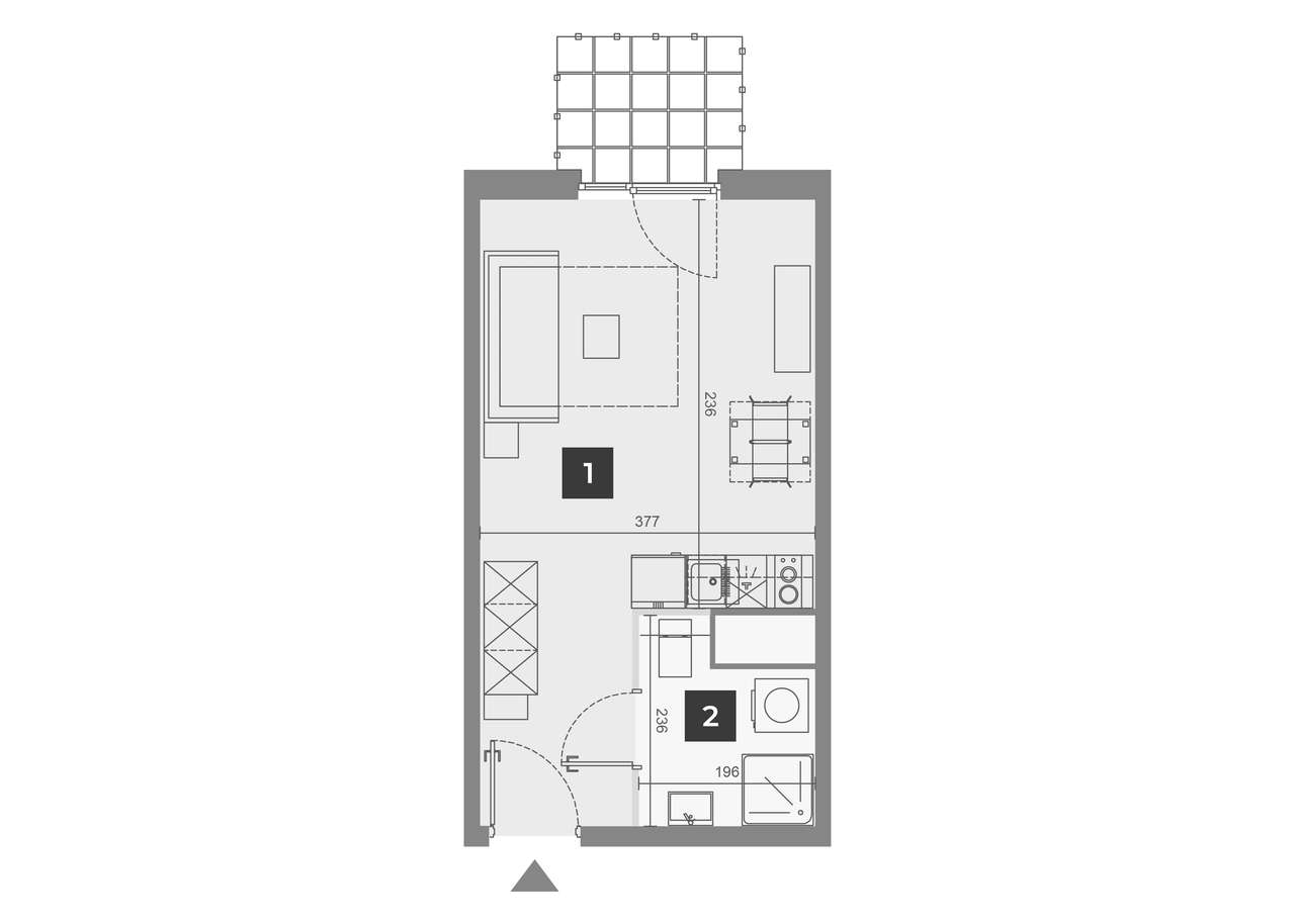Studio z ogródkiem | Bonarka | Pets friendly | Bez prowizji