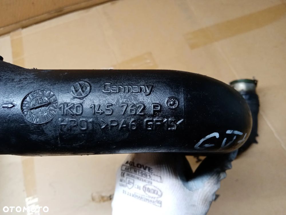 Przewód wąż rura intercoolera VW Golf V Plus 1.9 TDI 1K0145762P - 4