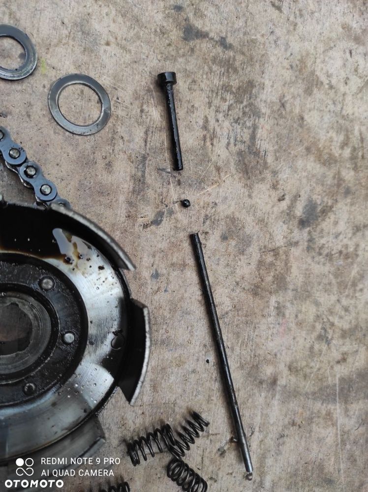 Oryginał kompletne sprzęgło WSK 125 kosz łańcuszek zębatka 15.153 - 5