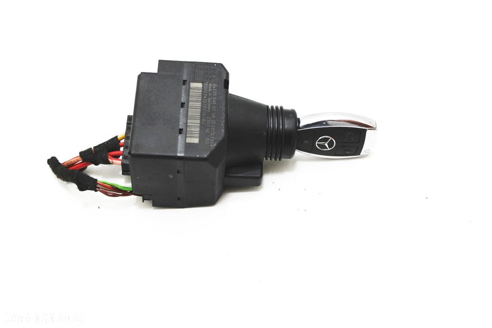 Kluczyk stacyjka komplet OE Mercedes SL R230 W230 A2305450708 Q2 - 7