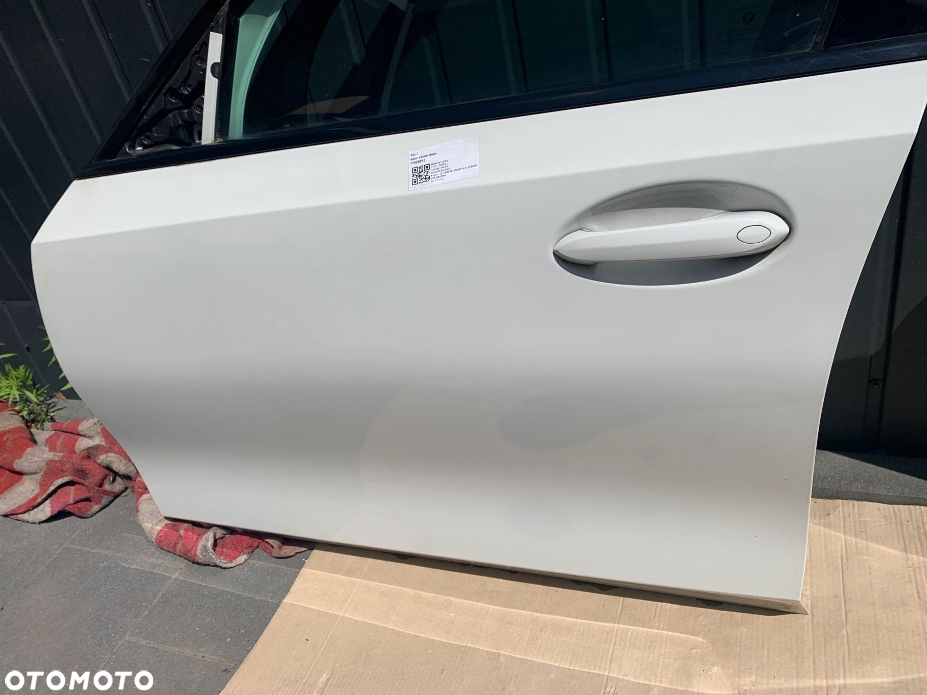 DRZWI LEWA STRONA PRZÓD TYŁ BMW 3 G20 G21 A300 ALPIN WEISS - 3