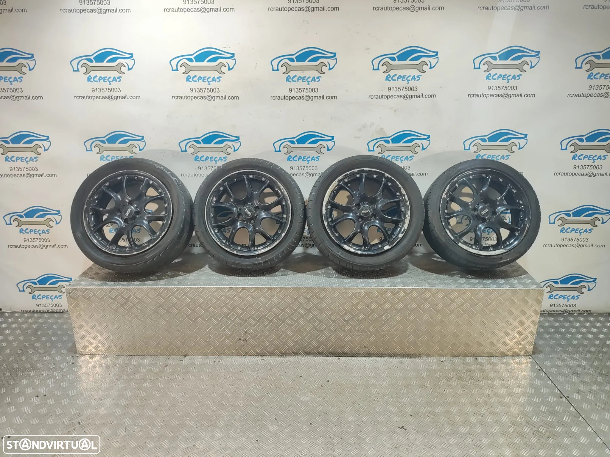 Jantes 17 Ronal Originais Mini Cooper S Double Spoke 7J ET48 4x100 Bi partidas - 12