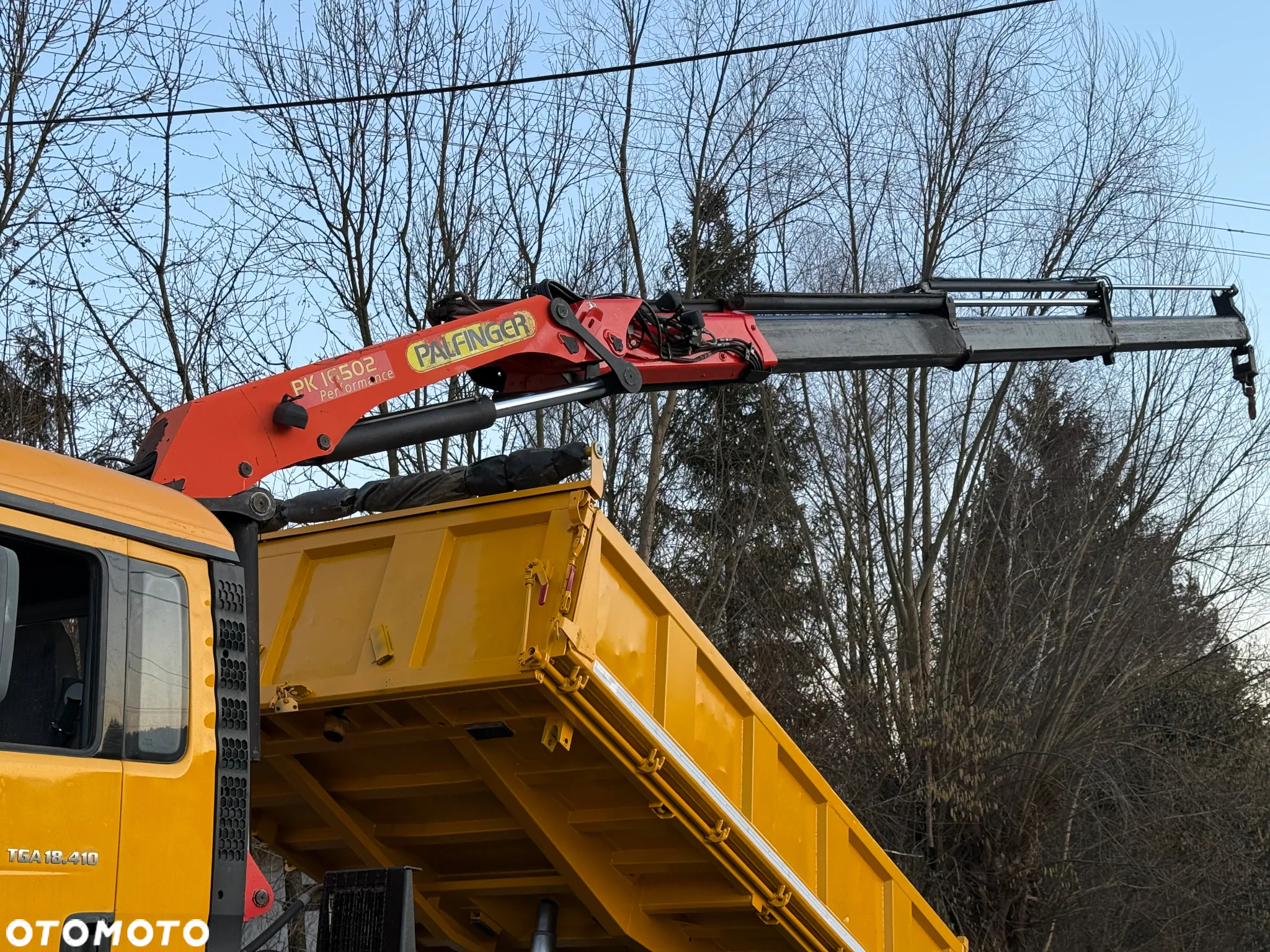 MAN * MAN TGA 18-410 * KIPER WYWROTKA * 4x4 * HDS Palfinger PK16500* Sprowadzony* Bardzo Dobry Stan * - 19