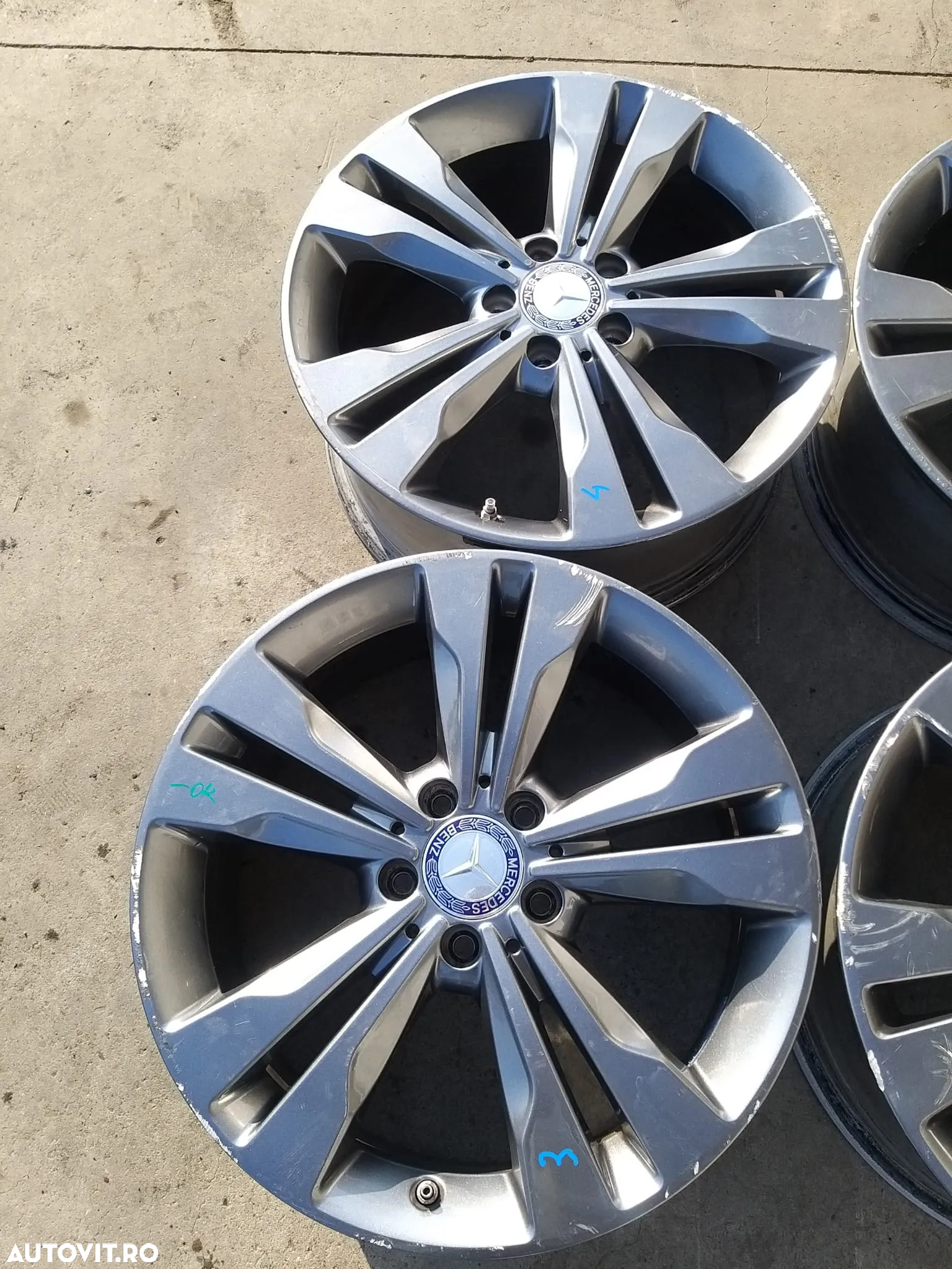 Set jante aliaj r18 mercedes cla x117 a2464010400 - 5