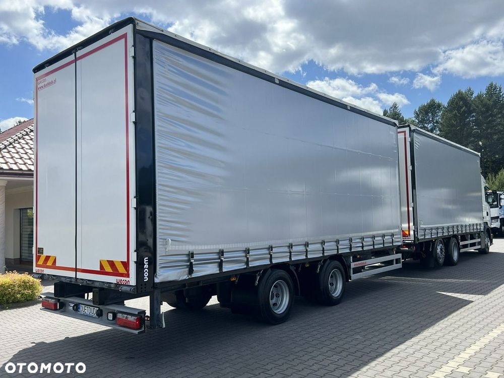 Scania R410 bez EGR Zabudowy Wecon 120m Dach Podnoszony  Zestaw Tandem - 13