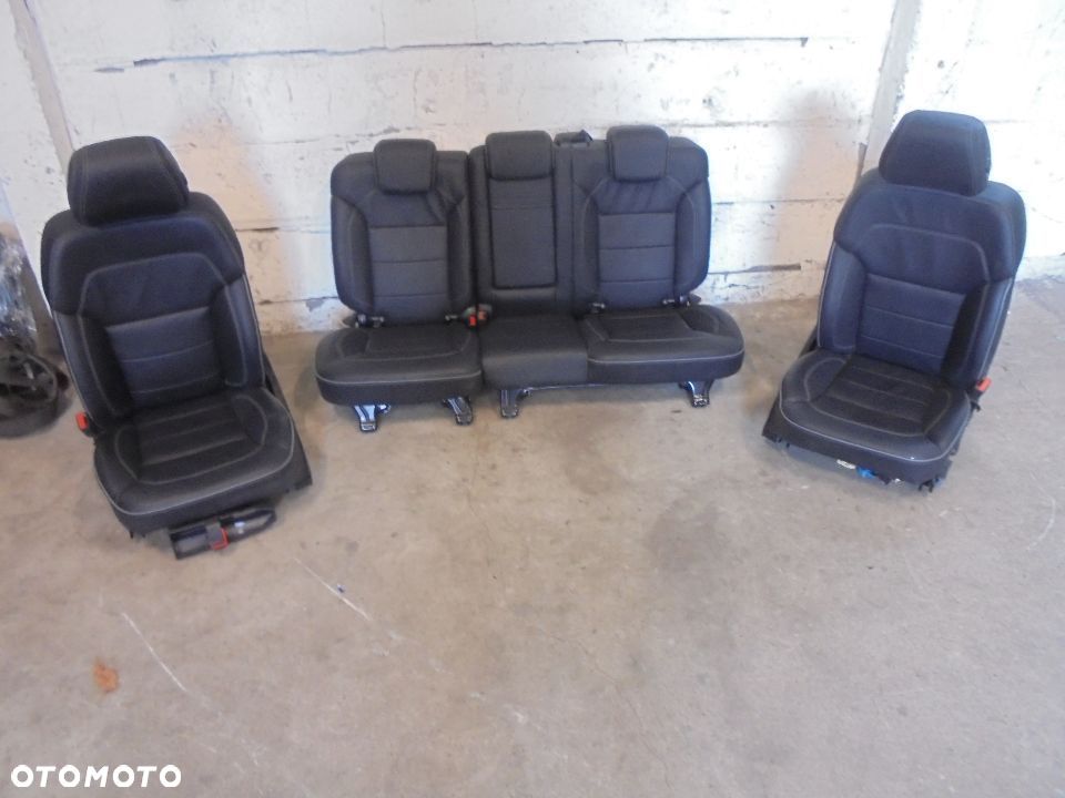 MERCEDES ML W 166 KOMPLET FOTELI KANAPA SKORA - 1