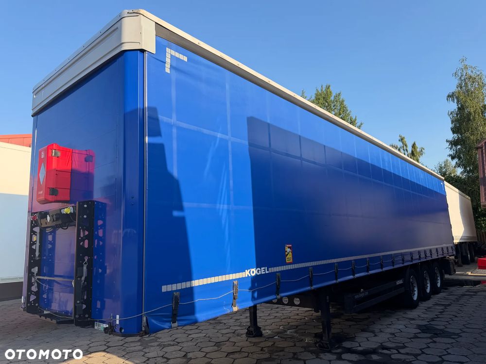Kögel FIRANKA / 2x OŚ PODNOSZONA / 385/55 R 22.5 OPONY / OSIE SAF INTRAX / PIĘKNA PODŁOGA / 2x KOŁO ZAPASOWE / ŚLICZNE PLANDEKI / WYSOKOŚĆ 2.80 M / PRODUKCJA 2023 ROK !! - 13