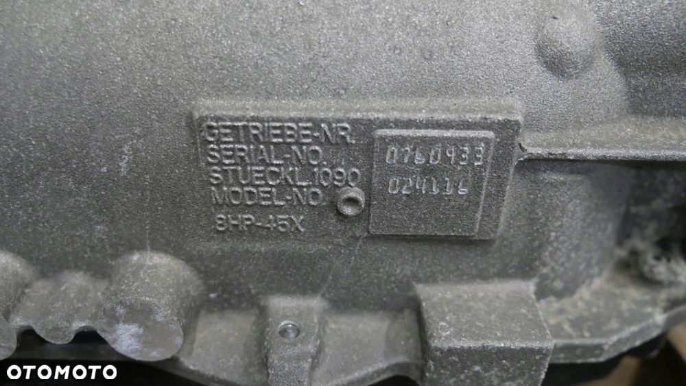 bmw f25 f26 f30 skrzynia biegów automatyczna 8hp-45x xdrive n20 n26 8632474 - 8