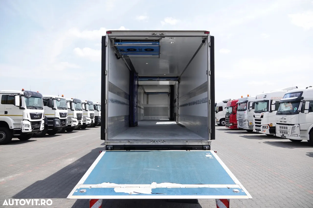 Scania P 410 / FRIGIDER / SET TANDEM / TRANSPORT / 3x unitate FRIGO BLOCK / 3x ELEVATOR DE ÎNCĂRCARE / TEMPERATURĂ MULTIMEMBRU DUPĂ CONTRACT DE SERVICE GOLD / - 10