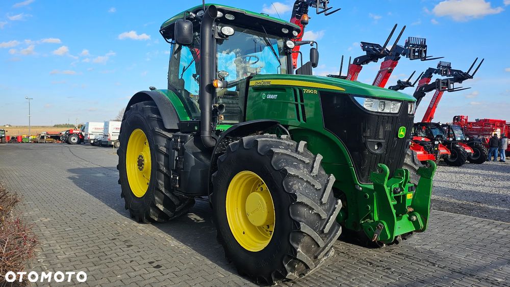 John Deere JD 7290R, AutoPowr 50 km/h, pneumatyka, przedni TUZ i WOM