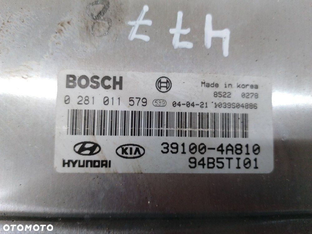 KOMPUTER, STEROWNIK KIA SORENTO I 39100-4A810 0281011579   2.5 CRDI - 2