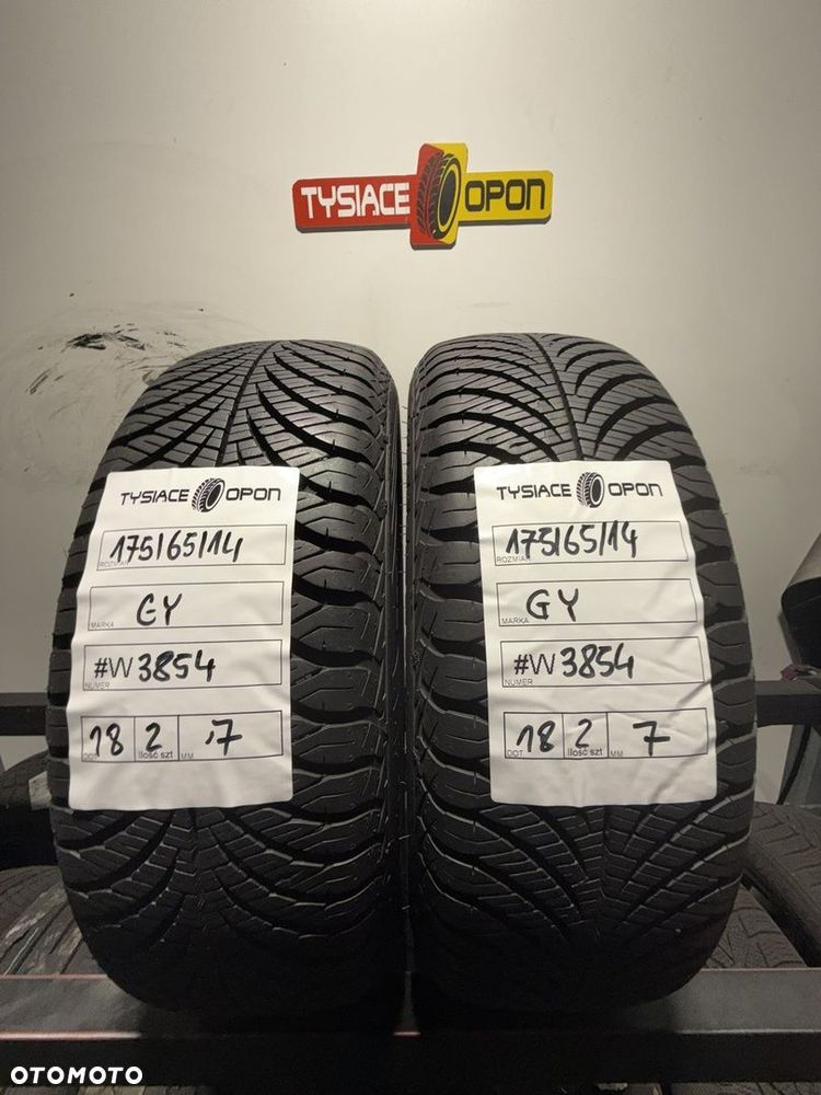 Opony całoroczne Goodyear 175/65 R14 2szt #W3854 Bieżnik Kierunkowy V - 1