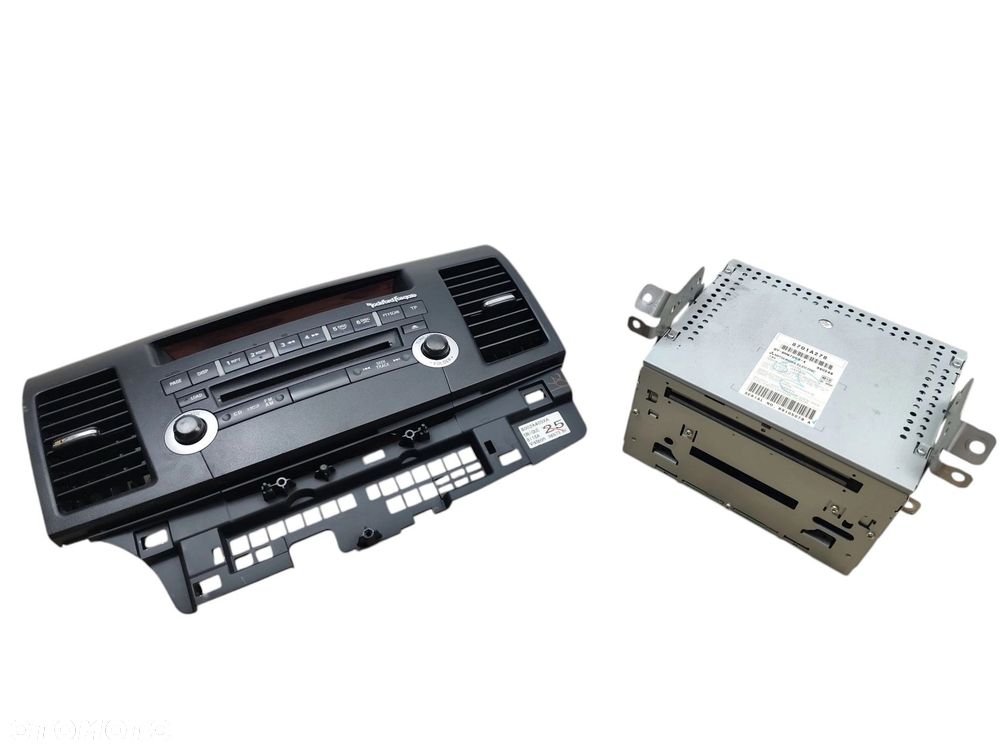 RADIO Z PANELEM MITSUBISHI LANCER VIII (2007-2015) 1.8 MIVEC 143KM 8701A278 - 1