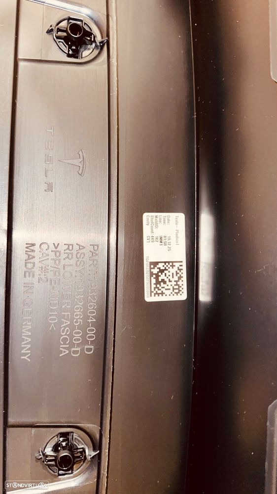 Difusor do pára choques traseiro para Tesla Model Y Juniper 2026 - 5