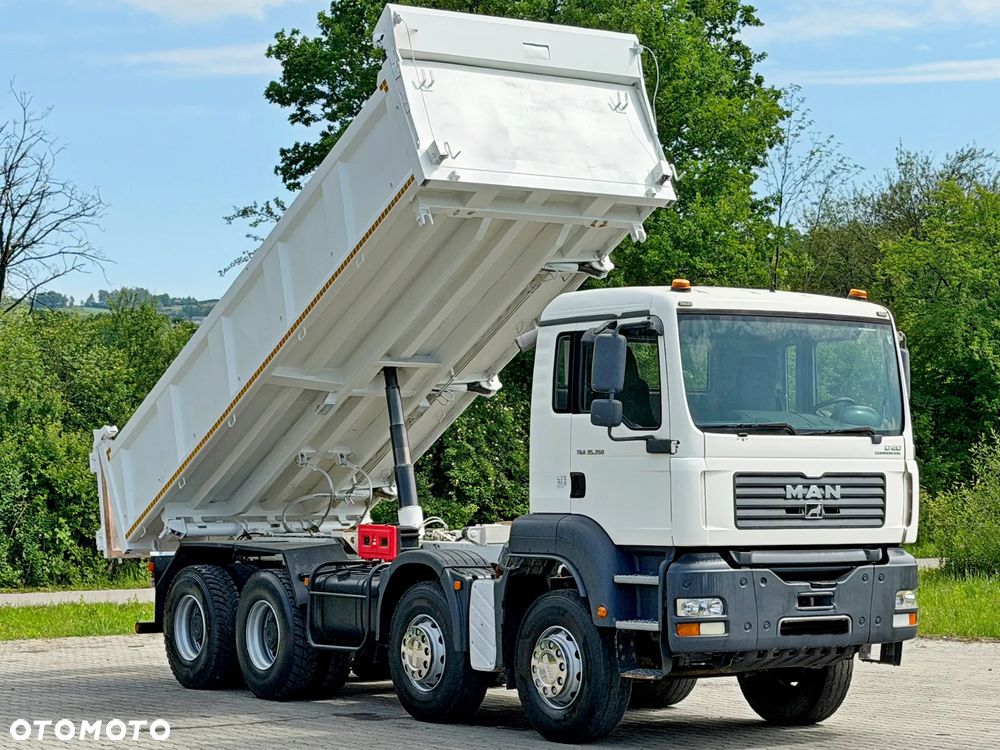 MAN TGA 35.350 * WYWROTKA 6,20 m + BORDMATIC * STAN BDB * 8x4 - 4