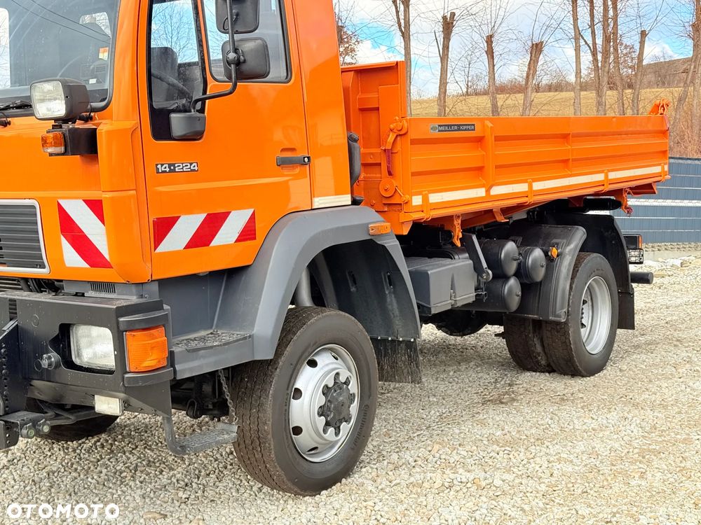 MAN * MAN 14-220 * Kiper Wywrotka Meiller * 4x4 * Zimowe Utrzymanie * Unimog * - 7
