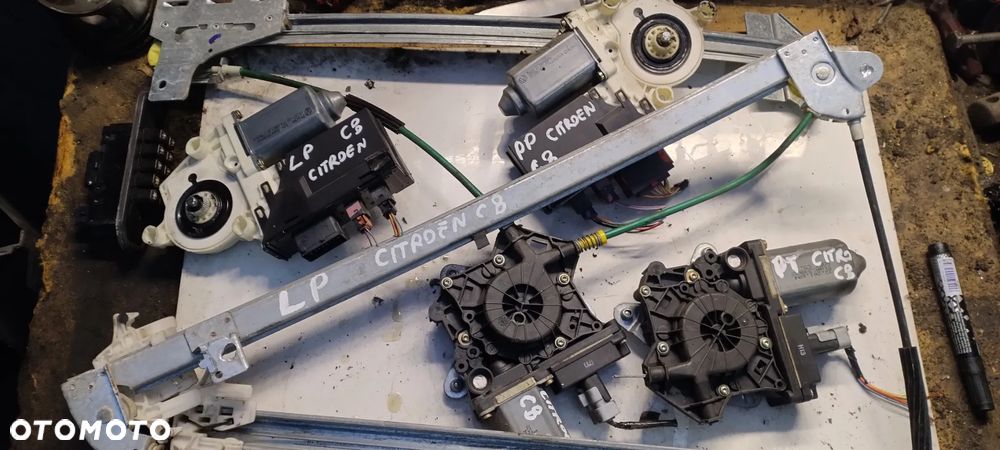 CITROEN C8 silniczek szyb przód tył prawy lewy - 1