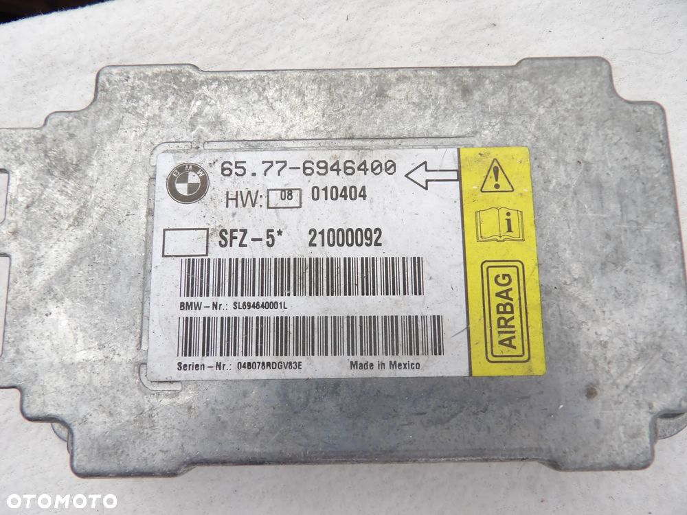BMW - E60,E61 - MODUŁ , SENSOR AIRBAG - 6946400 - 1