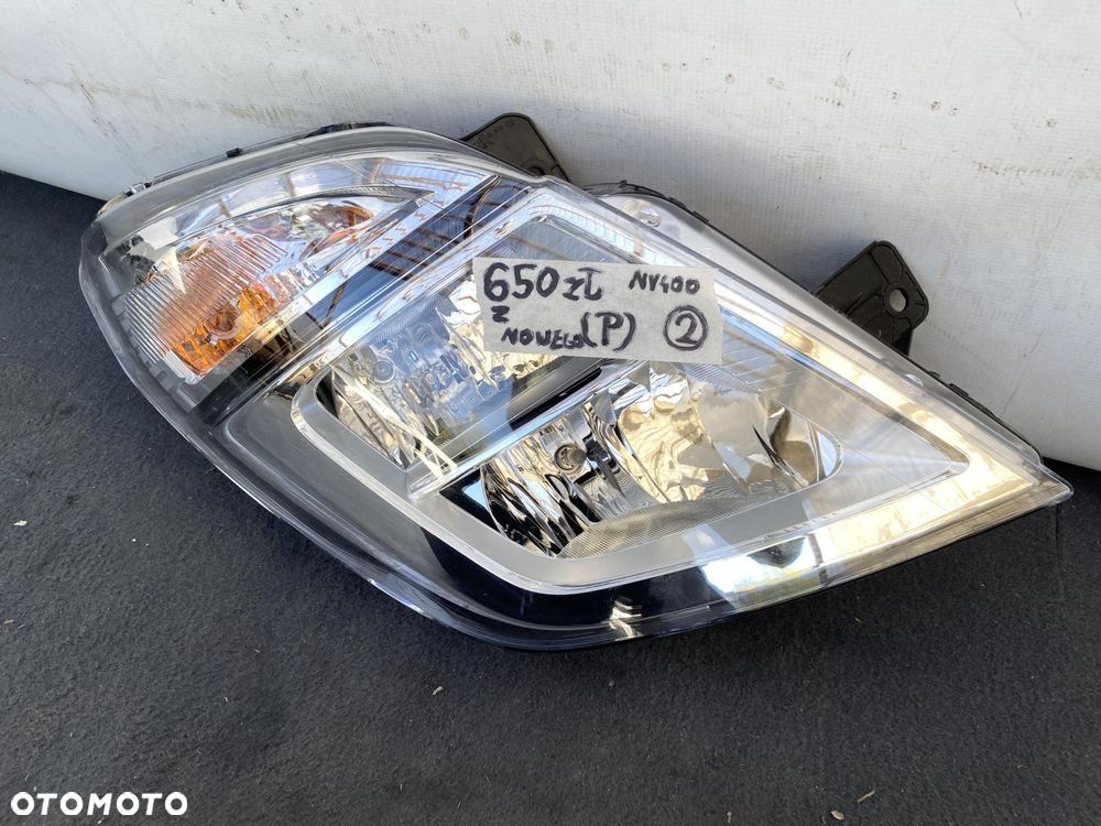 NISSAN NV400 10- LAMPA REFLEKTOR PRZEDNI PRAWY PRZÓD 030127320200 ORYGINAŁ - 1