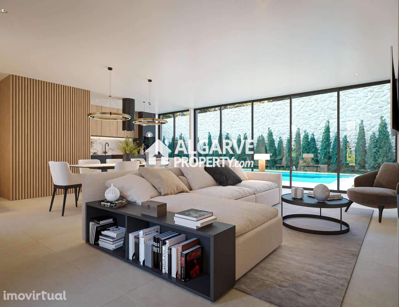 Moderna moradia V4 com Piscina e Jacuzzi junto da praia e da Marina de - Grande imagem: 2/19