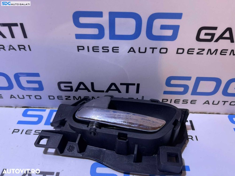 Clapeta Maner Interior Deschidere Usa Portiera Stanga Fata Peugeot 407 2004 - 2011 Cod 9652917880 - 2