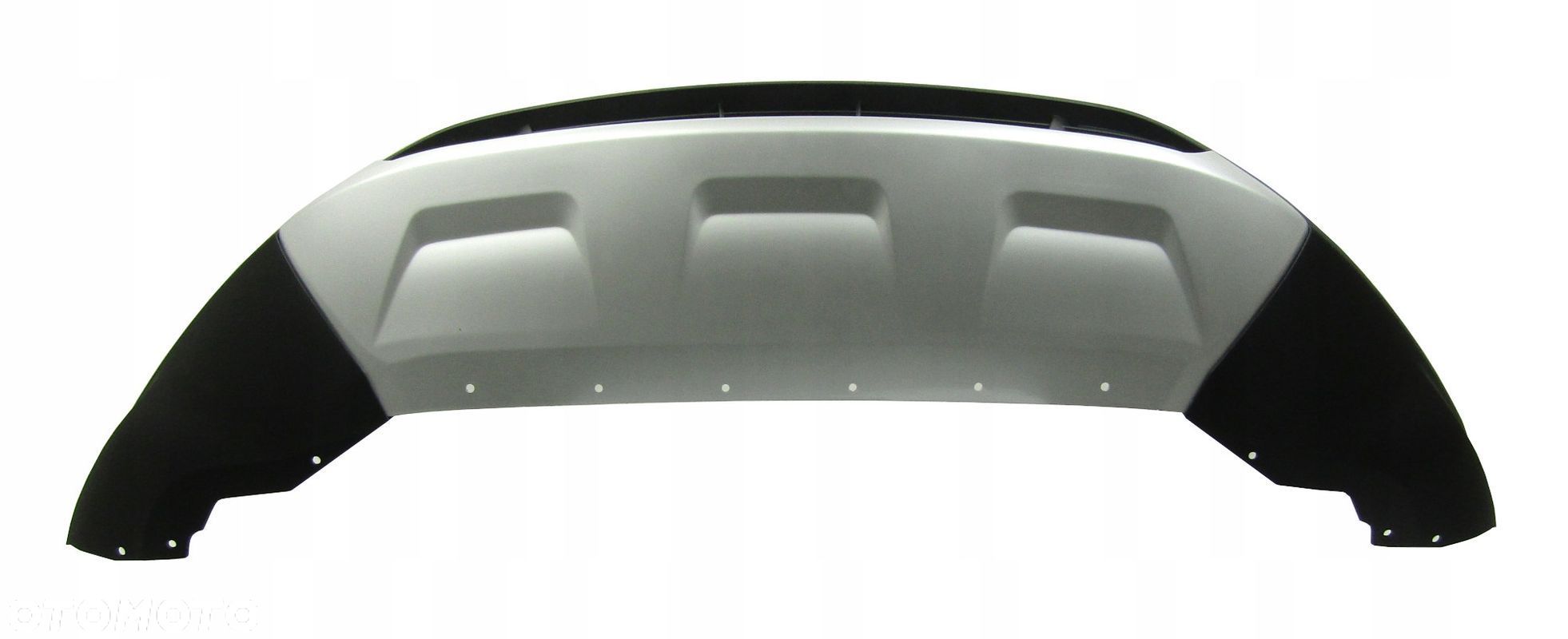 Ford Kuga 16 - 20 Spojler Spoiler Hokej pod zderzak + srebrna nakładka - 1
