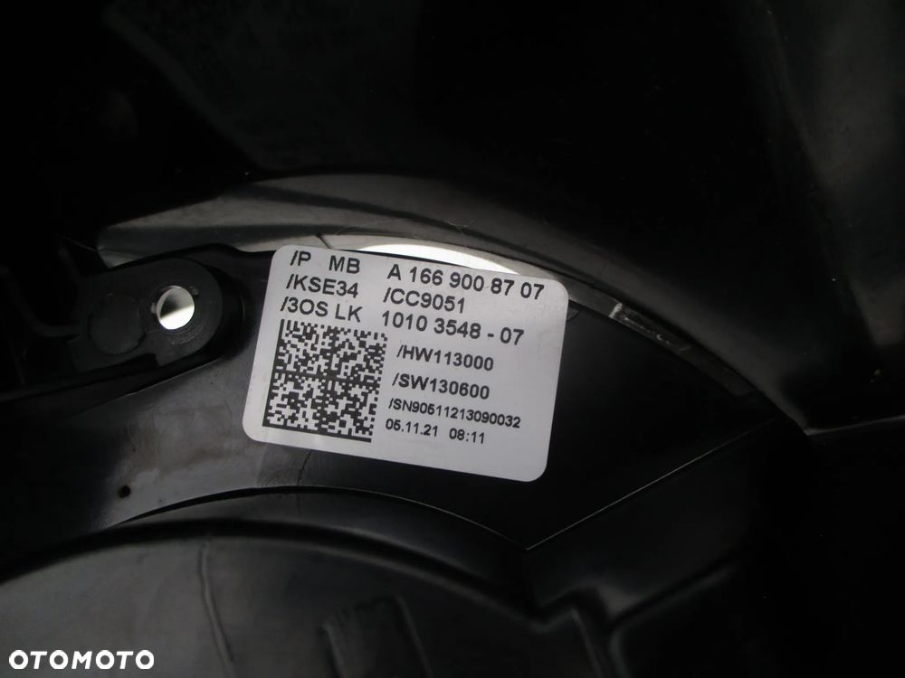 Mercedes Benz W166 ML PRZEŁĄCZNIK TAŚMA ZWIJAK A1669008707 - 3