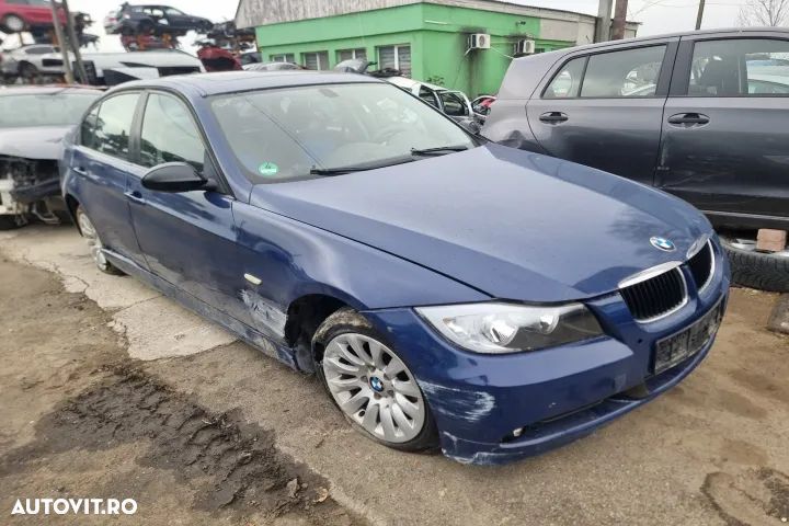 Dezmembrez Bmw Seria 3 E90, an 2006, motor 2.0 d 163cp cod motor M47 ( 20d4 ), cutie de viteze manuala 6+1 trepte, raport transmisie 2.56. capota bara fata spate haion far stanga dreapta trager  armatura - 1