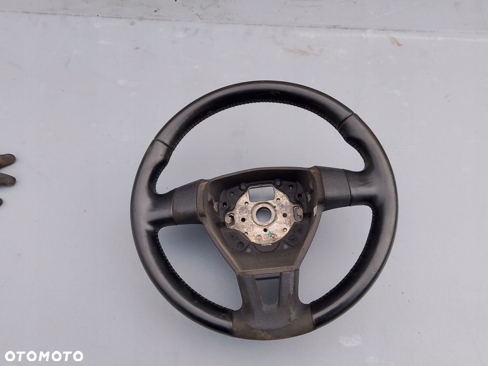 kierownica skóra skoda fabia ii 5j0419091 - 1