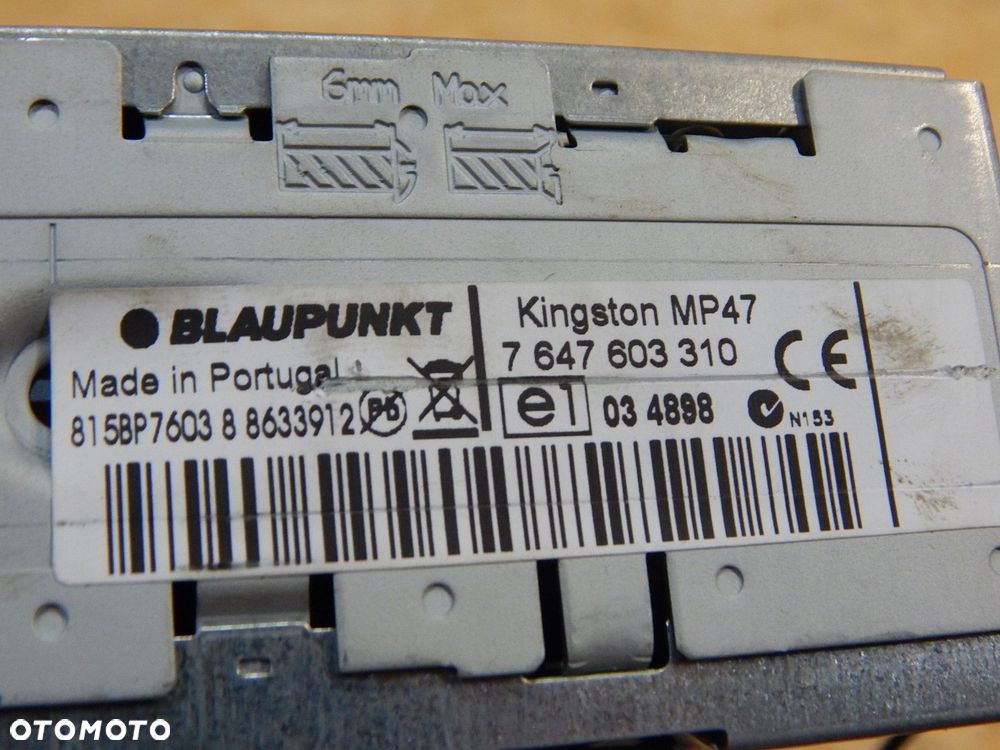 radio samochodowe radioodtwarzacz cd blaupunkt kingston mp47 - 3