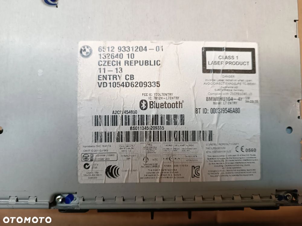 RADIO NAWIGACJA GPS WYŚWIETLACZ BLUETOOTH BMW F20 - 5