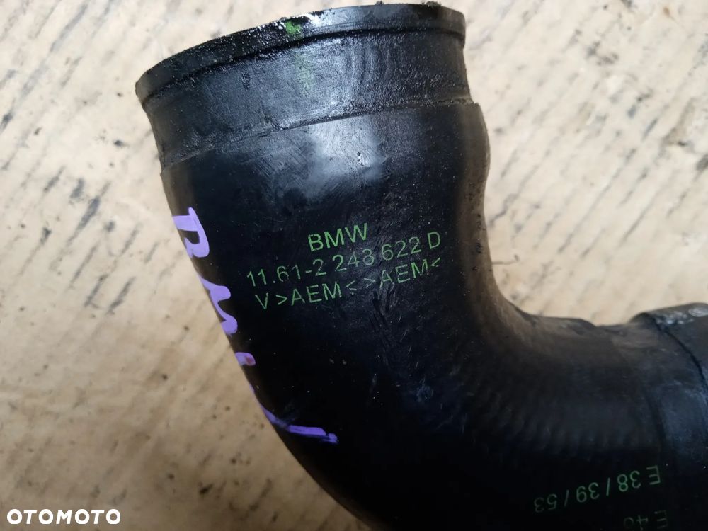 Przewód wąż rura intercoolera BMW 5 E39 3.0D 2248622D 2248622 - 3