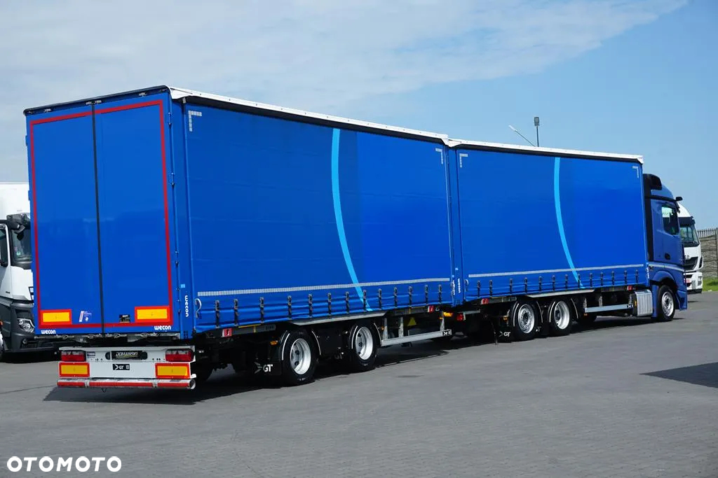 Mercedes-Benz ACTROS / 2545 / ACC / E 6 / MP 5 / ZESTAW PRZESTRZENNY 120 M 3 / BDF 2 X 7,82 M - 5