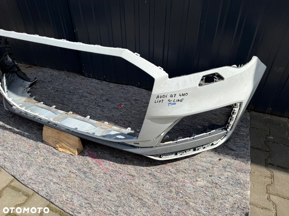 ZDERZAK AUDI Q7 4M0 LIFT S-LINE ORYGINAŁ CAŁY LISTWA - 2