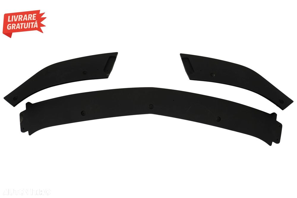 Prelungire Bara Fata Mercedes CLA45 C117 X117 (2013-2016) Negru Lucios- livrare gratuita - 9