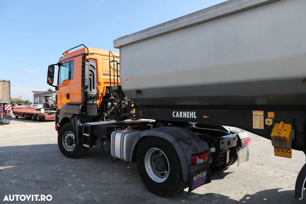 MAN TGS 18.480 4x4 + Semiremorcă Carnehl CHKS/AH Aluminiu - 7