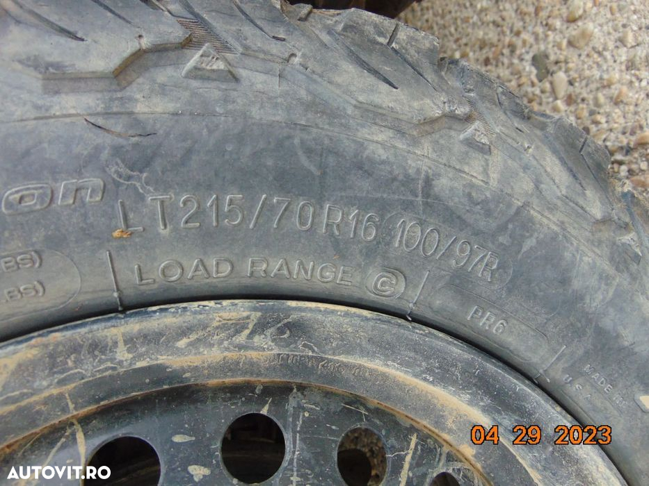 Jante Nissan X Trail t30 jante metal cu anvelope teren off road r16 ca - 6