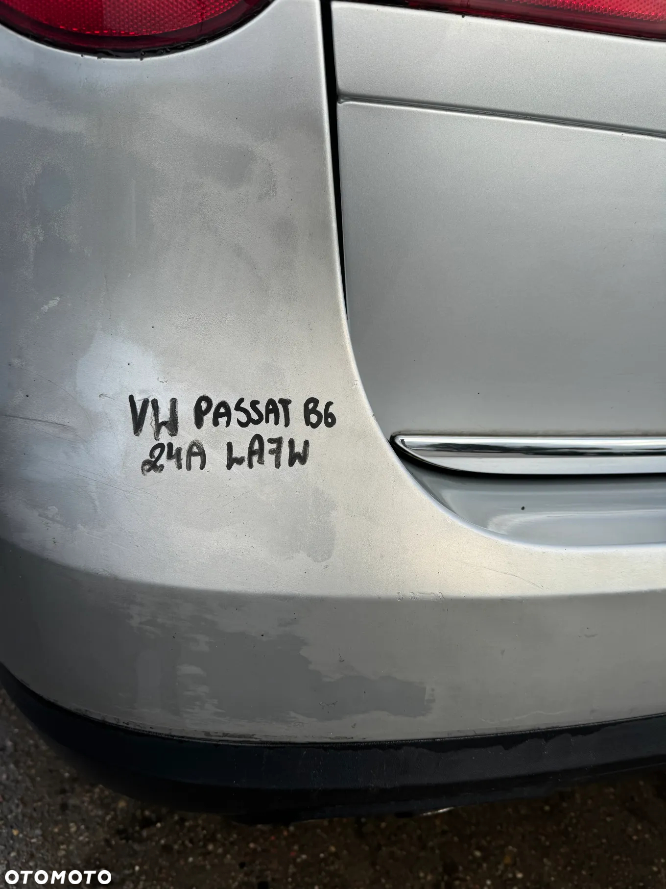 VW PASSAT B6 ZDERZAK TYŁ TYLNY LA7W KOMBI - 6